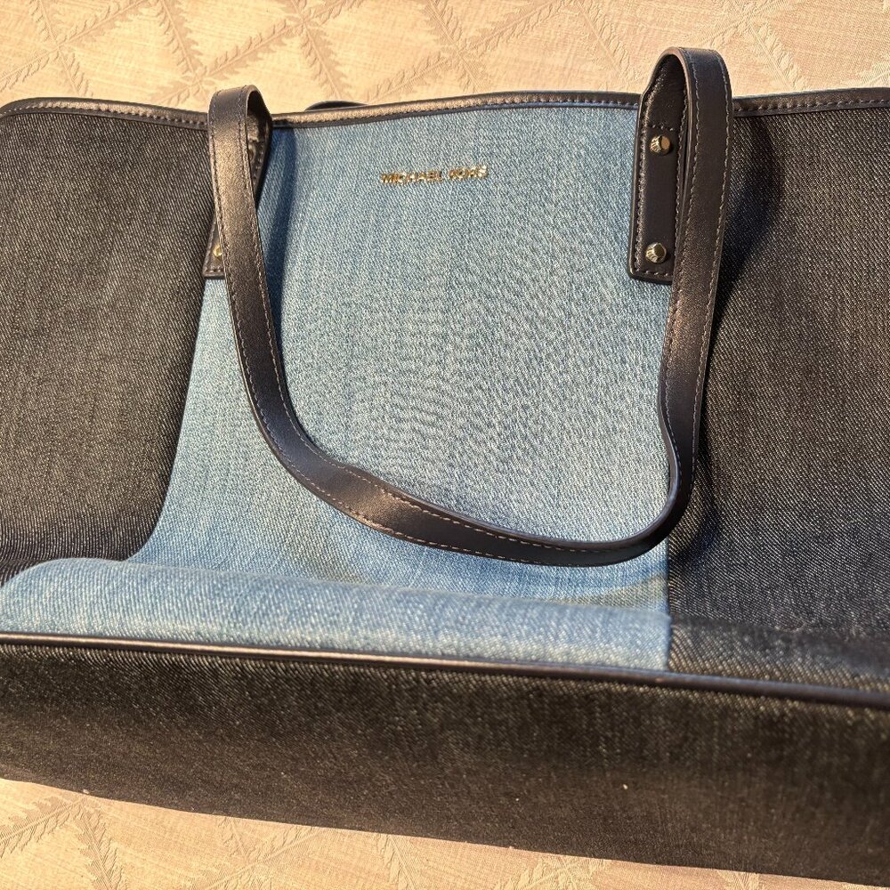 Michael Kors Denim 2 color Tote